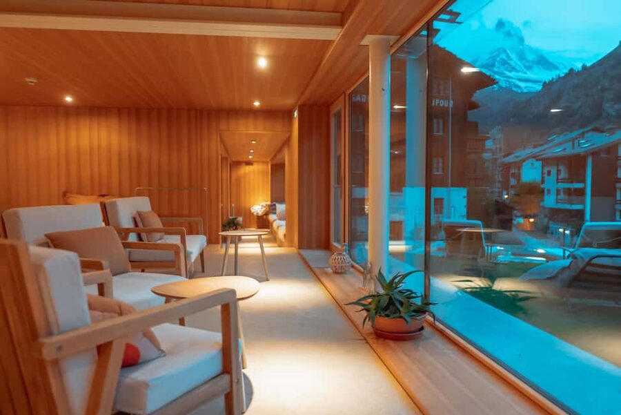 Zermatt: Private Night Spa - Sauna and steam: the 80°C Finnish heat plus aromatic steam