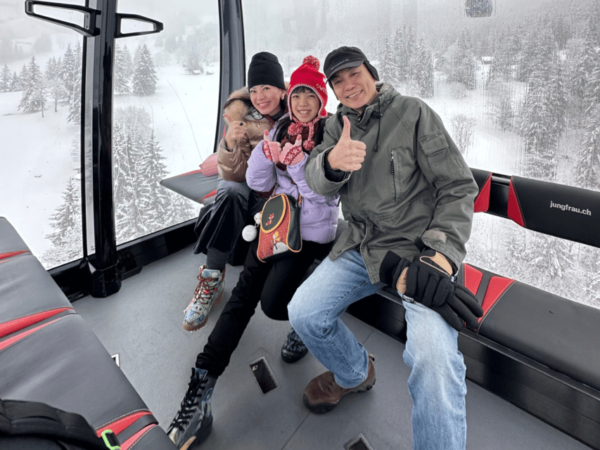 Zurich/Bern/Interlaken/Lucern: Jungfrau & Lauterbrunnen Trip - Grindelwald to Kleine Scheidegg: cable car height plus a short train rise