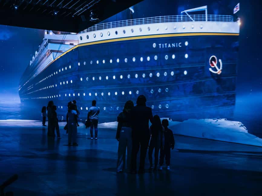 Zurich: Entrance ticket to the "Titanic" immersive exhibition at Lichthalle Maag - Titanic in Zurich, where Lichthalle Maag turns a story into a scene