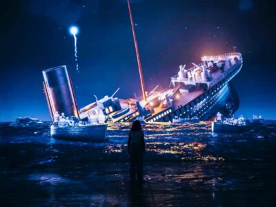 Entrance ticket to the “Titanic” immersive exhibition at Lichthalle Maag