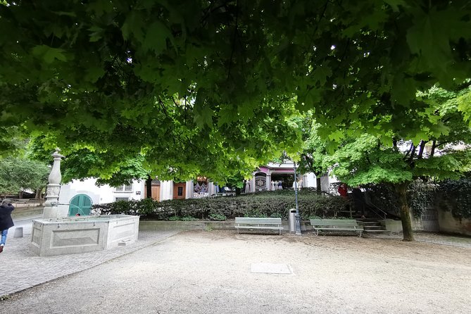 Zürich Historic District Tour - Polyterrasse ETH viewpoints, then the old walls at Zentralbibliothek