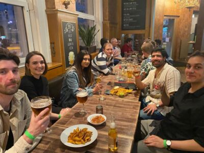 Meet new people and enjoy free snacks