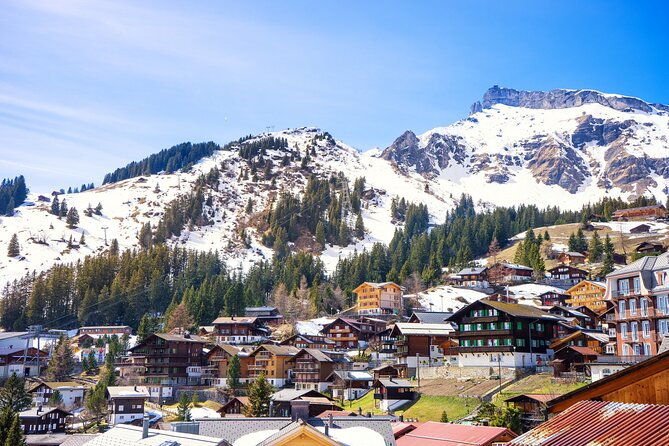 Zurich: Private Daytrip to Swiss Villages(Interlaken-Grindelwald) - Grindelwald: mountains, chalet streets, and flexible transport