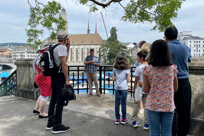 Zurich Sights: Cruise, Lindt Chocolate and optional FIFA Ticket - Old Town Altstadt Walk: Fraumünster and St. Peter Up Close